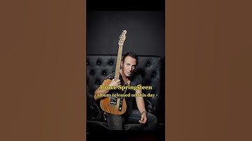 Bruce Springsteen released the ‘Magic’ album on this day in 2007 ✨ #shorts