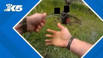 Pierce County deputies use lasso to arrest man with chainsaw in new body camera video