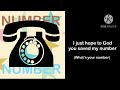 NUMBER, NUMBER (Extended Version) - Tyler, The Creator (with lyrics)