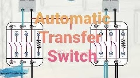 Automatic change over switch / ATS(circuit diagram)
