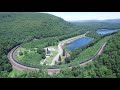 The world famous horseshoe curve in altoona pa no sound drone footage