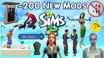 ~200 Brand New Mods for The Sims 2! | Q3 2025 [timestamps & links]