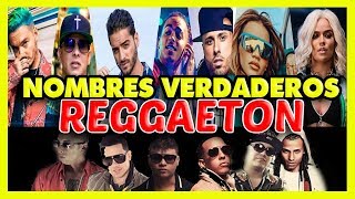 TOP 20 NOMBRES REALES DE ARTISTAS FAMOSOS DE MÚSICA URBANA