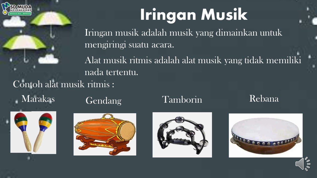 Alat musik yang tidak memiliki nada adalah alat musik