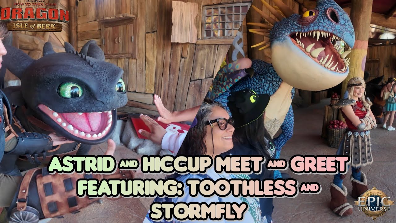 Встреча Беззубика и Громгильды | Эпическая вселенная | Как приручить дракона