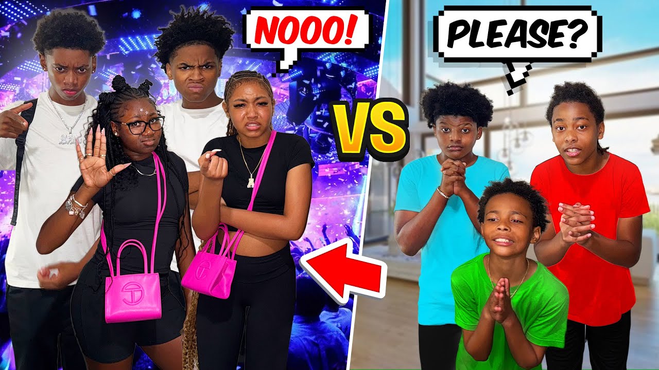 boy tries to hangout with famous YouTube teens what happens next is shocking