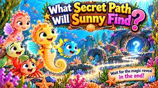 What Secret Path Will Sunny Find 🐴✨ | Magical Seahorse Adventure | Kids Bedtime Story