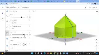 GeoGebra 3D Session_Recording Part-2 #math #rotation #surface #creat any solid shape using GeoGebra.