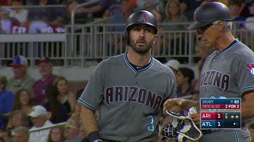 ARI@ATL: Descalso plates Owings with infield single