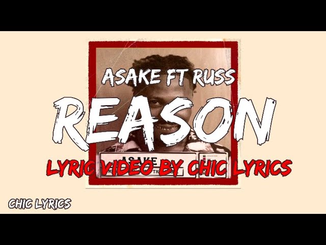 Asake Reason Lyric video 