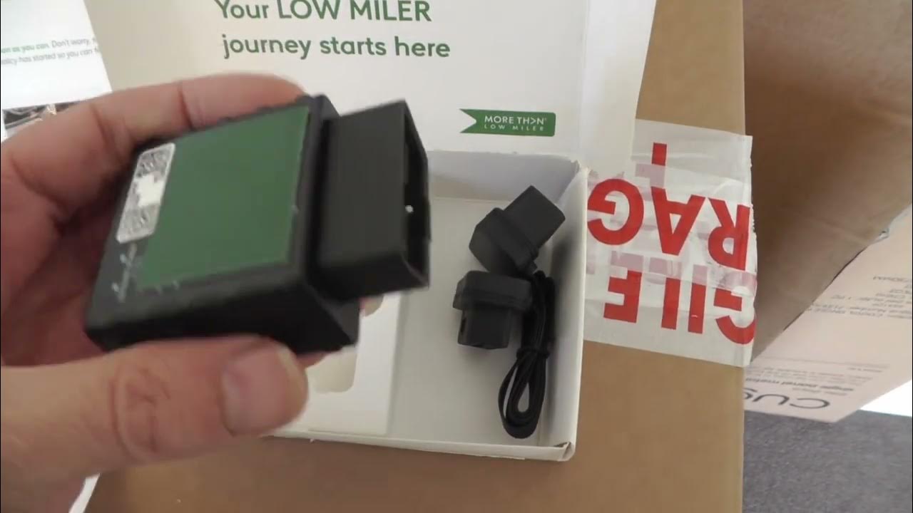 Fitting obd2 plug in car insurance black box low milage mileage
