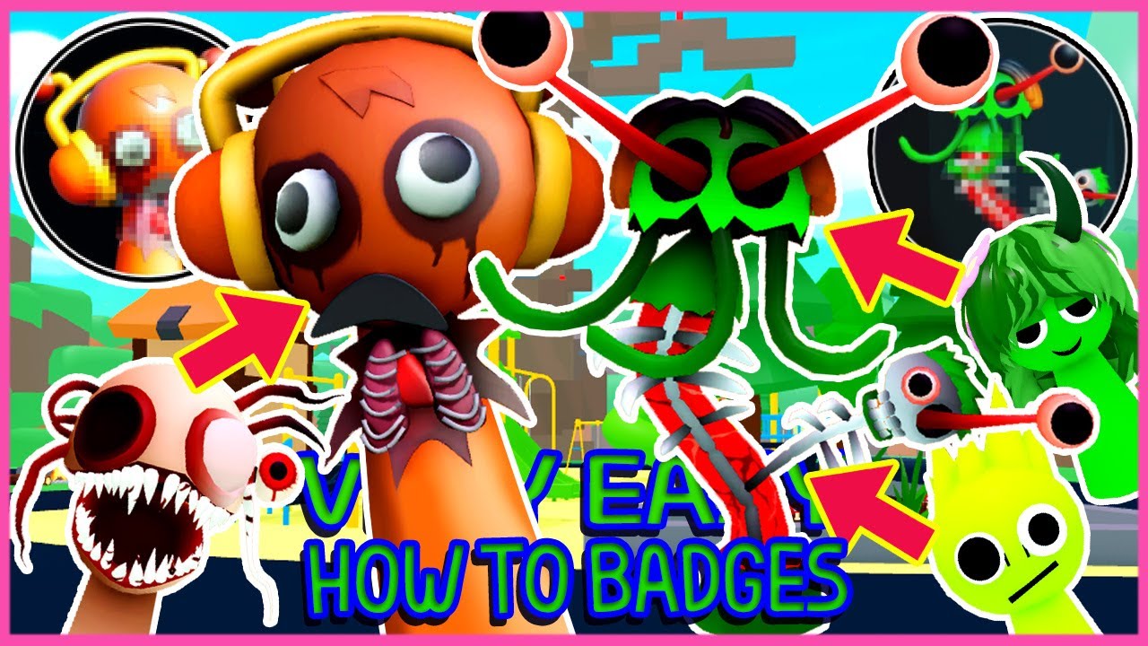 Roblox - Update Gamepass And How to get  Oren Piramixed  Badge in 3D SPRUNKI SIM