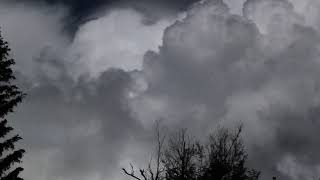 Pileus Cloud is a Halo of Ice Crystals Above a Cumulonimbus Cloud.