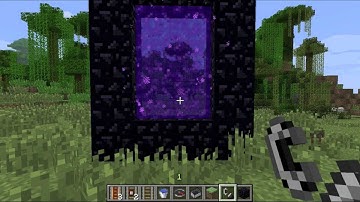 How to make a portal to hell on Minecraft (NOT A MOD)