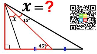Can you find the angle X | (Justify your answer) | #math #maths | #geometry