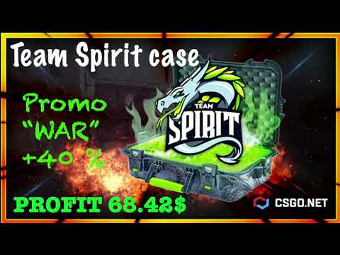 CSGO.NET (mycsgo) // Promo code "WAR" +40% to your deposit // Open Team Spirit Case // Gut Knife