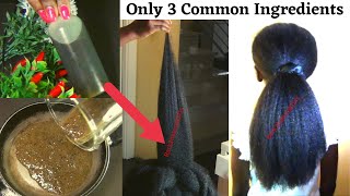 The Result will Shock You! 3 Common Ingredients that can Grow Your Hair Faster than You ever Imagine