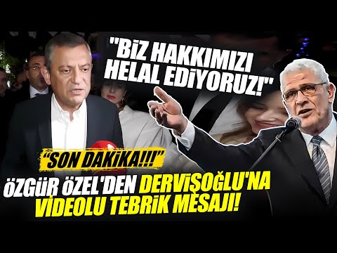 Özgür Özel'den Müsavat Dervişoğlu'na Videolu Tebrik Mesajı! 'Biz Hakkımızı Helal Ediyoruz!'