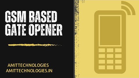 **DTMF BASED GATE OPENING SYSTEM**||**मोबाइल  ऑपरेटेड गेट कंट्रोलर** | By Amitsahu