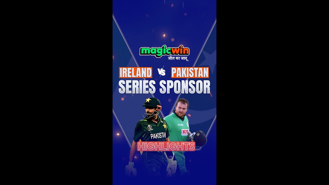 🏏MagicWin Ireland vs Pakistan Series Sponsor Match - 1 Highlights!🏏