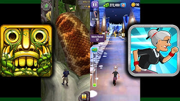 Temple Run 2 Lost Jungle Vs Angry Gran Run