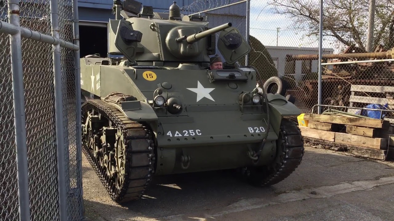 1943 M5A1 Stuart tank