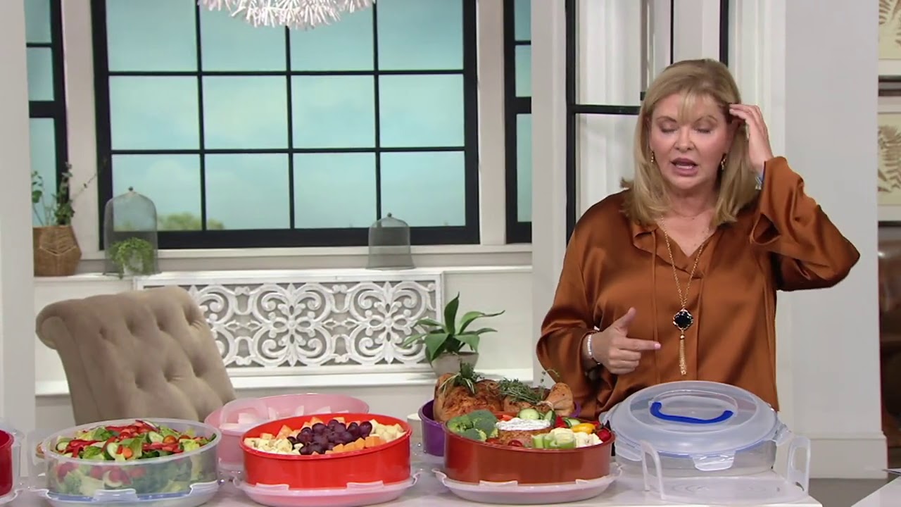 LocknLock Pie Carrier with Handle on QVC YouTube