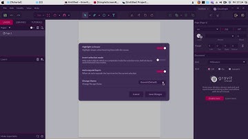 Gravit Designer Tutorial - 02. Changing Theme