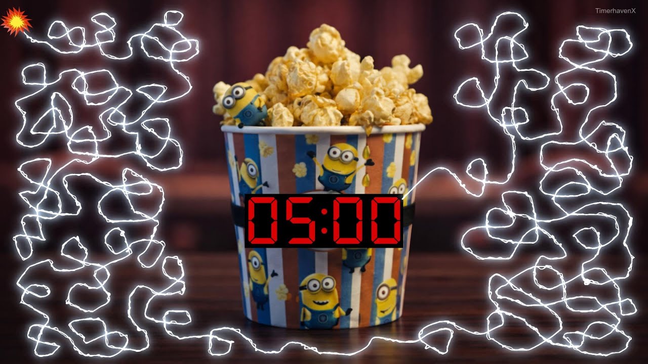 5 Minute Timer Bomb | Popcorn Minion Bucket EXPLOSION! 🍿💥 - YouTube
