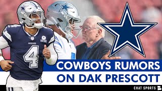 Cowboys Rumors On Dak Prescott: EVERYTHING You Need To Know On Contract, Trade Rumors \& Replacements