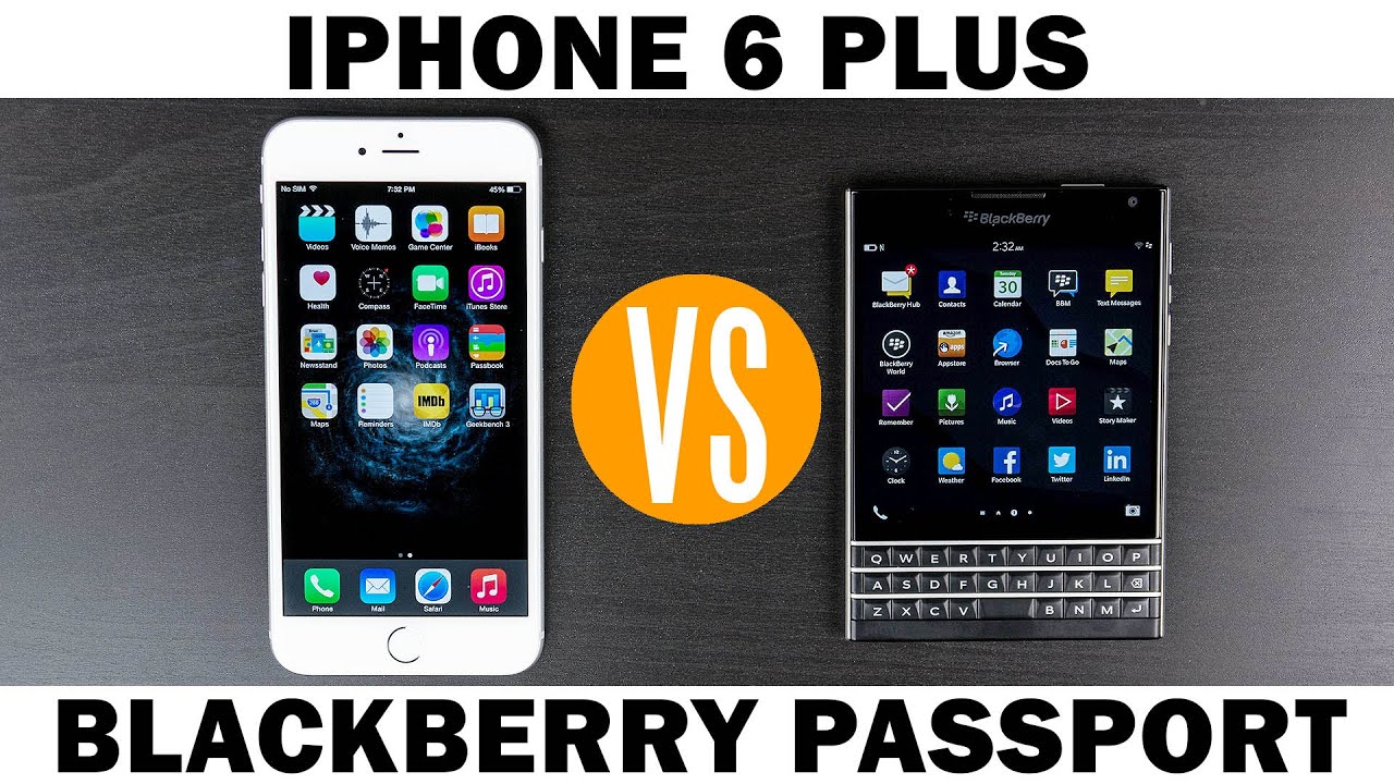Blackberry passport vs iphone 6