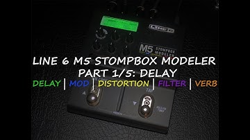 Line 6 M5 Stompbox Modeler: Delay | Demo - Part 1/5