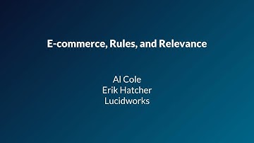 Webinar: Ecommerce, Rules, and Relevance
