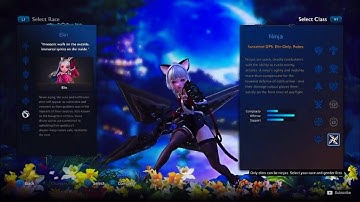 Tera Console - Ninja Class Character Creation