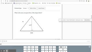 AG 4.5 Deltamath Area of a Triangle