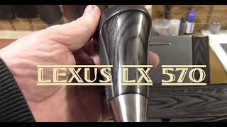 LEXUS LX 570 Отслоился  лак на пластике салона.\\\  Ремонт \\\ Аквапринт.