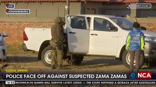South African Special Task Force And Niu During Riverlea Raid With Zama Zamas