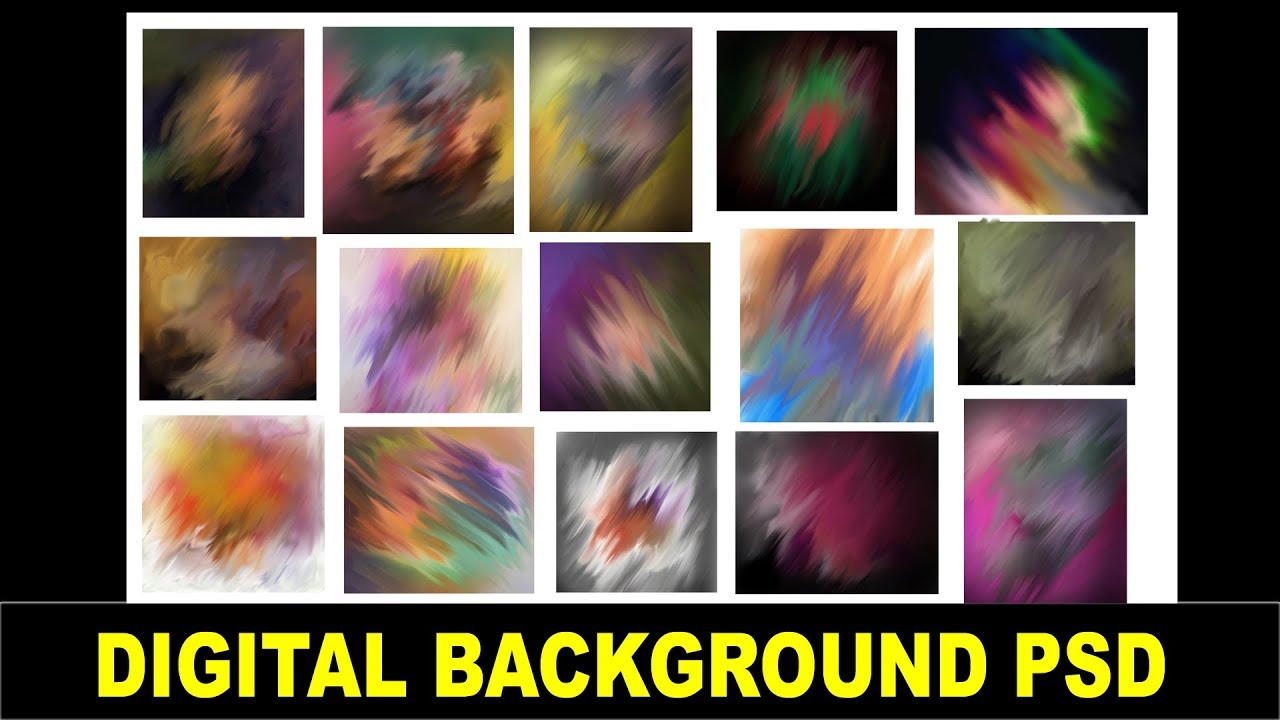 Digital Painting Background Free Download Part | Flex Background | Photoshop  | Psd-14 - YouTube