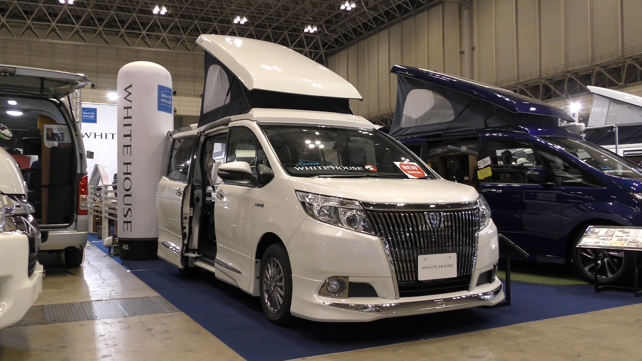 4k動画 17年最新型 キャンピングカー 普通車 Toyota ボクシー 車中泊 オートキャンプ Japan Camping Car Show Youtube
