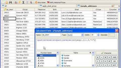 Kirix Strata Tutorial: Using Calculated Fields