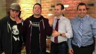 Cast of Impractical Jokers - Cinema Grill