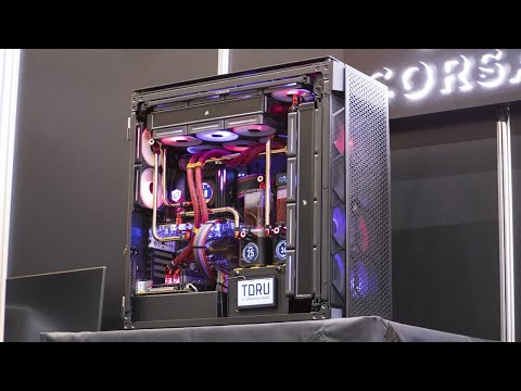 CORSAIR 9000D 듀얼 시스템 커스텀 수랭 게이밍 PC 제작
