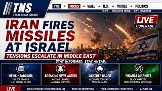 🔴LIVE: IRAN FIRES MISSILES AT ISRAEL||Live Weather Radar • Markets