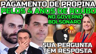 Foi pagamento de propina pelos 4 anos de ROUBO no Governo Bolsonaro? 4k