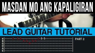 Masdan Mo Ang Kapaligiran - Asin Intro/Outro Lead Guitar Tutorial chords