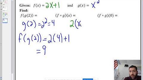 4.3 Operations with Functions Compositions Practice 2