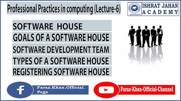 Professional Practices in computing | Lecture6 | Faraz Khan