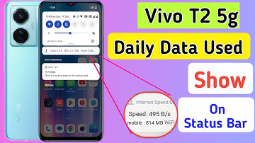 Vivo t2 5g Enable daily data Used | Vivo t2 5g  Enable Data Usage Notification Bar/Vivo t2 5g