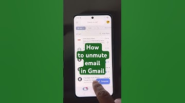 How to unmute email in Gmail