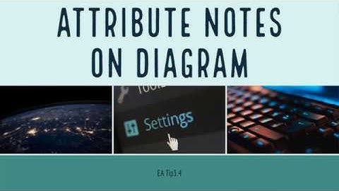 Enterprise Architect Tip 3.4 - Attribute Notes on Diagram